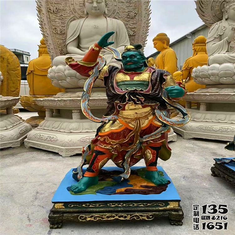大型景觀佛像玻璃鋼彩繪十二神將雕塑 大型景觀佛像玻璃鋼彩繪十二神將雕塑