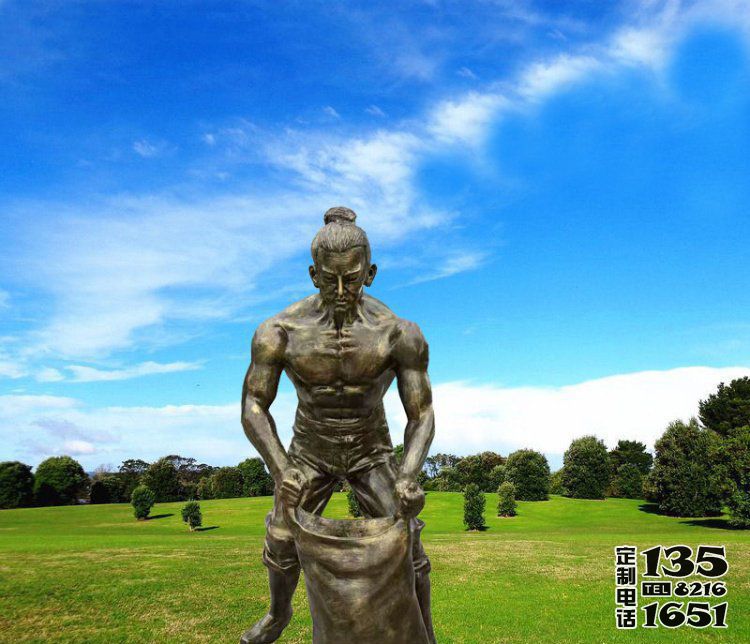 廣場收麥子仿古老人玻璃鋼雕塑 廣場收麥子仿古老人玻璃鋼雕塑