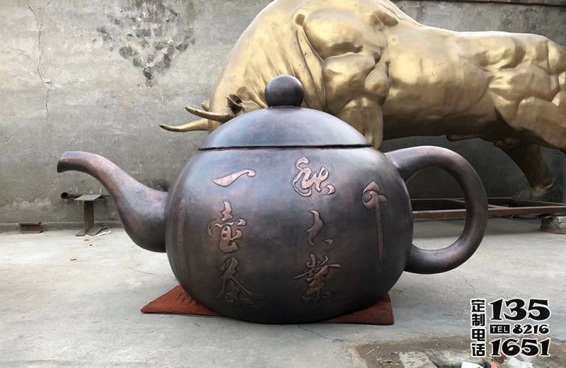 玻璃鋼仿銅公園景區(qū)大型天壺雕塑 玻璃鋼仿銅公園景區(qū)大型天壺雕塑