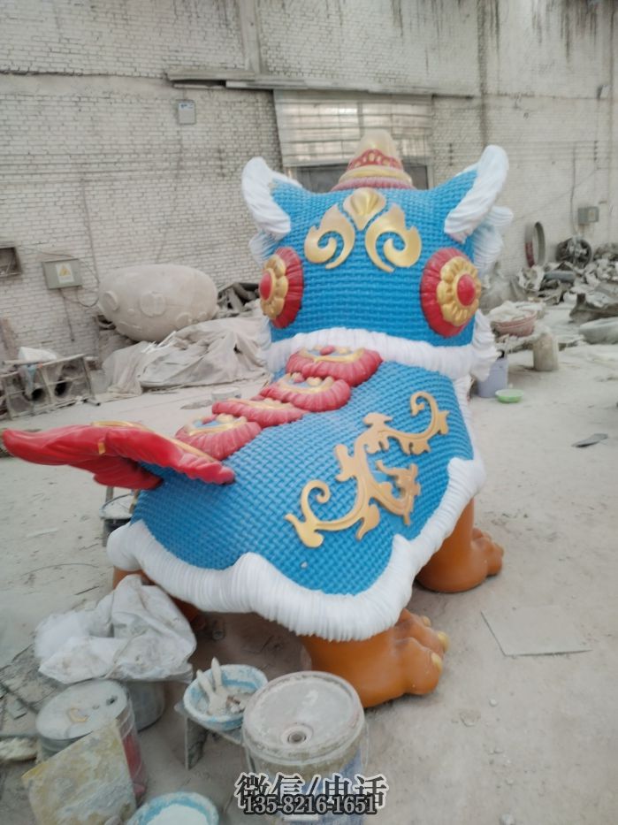 舞獅子后視效果 舞獅子后視效果