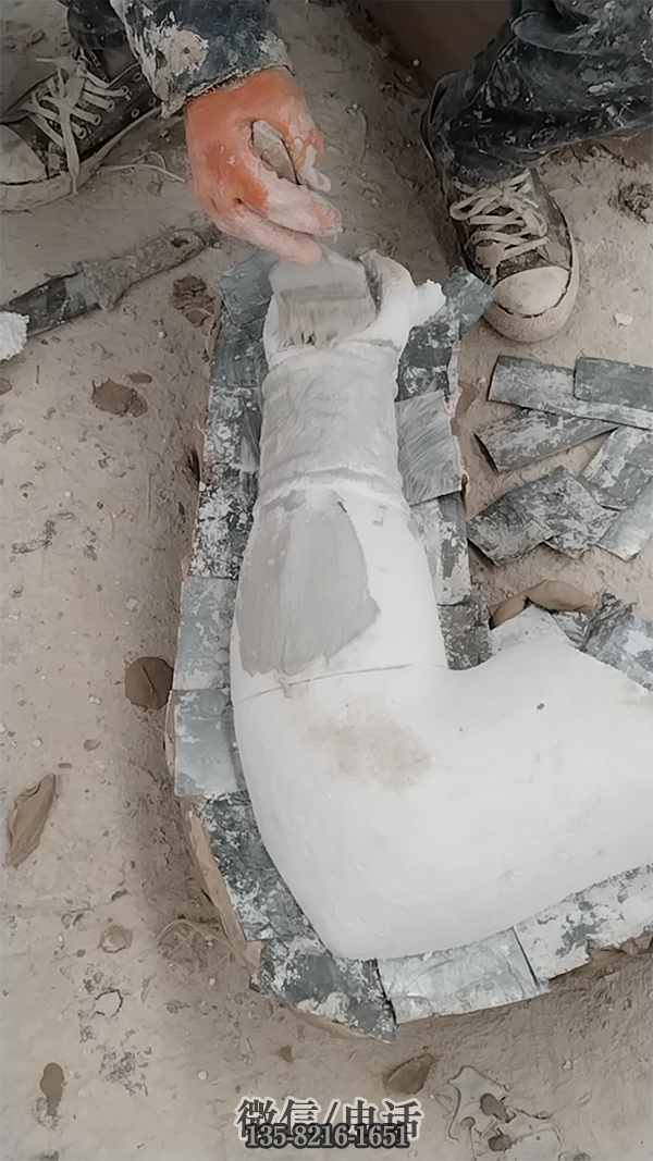 翻制石膏模具 翻制石膏模具